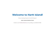 Tablet Screenshot of harttisland.ca